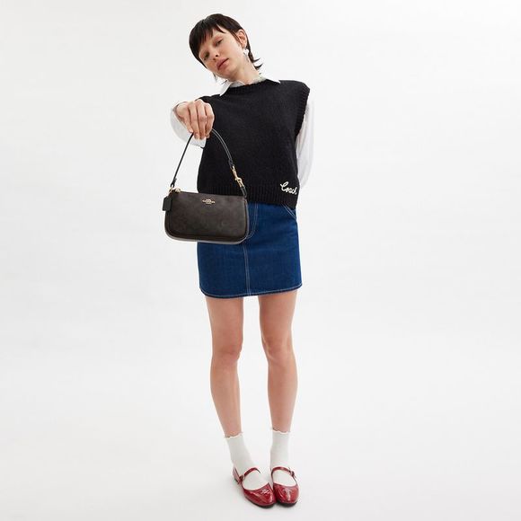 NWT Coach Outlet Nolita 19 In Signature Canvas - Picture 4 of 6